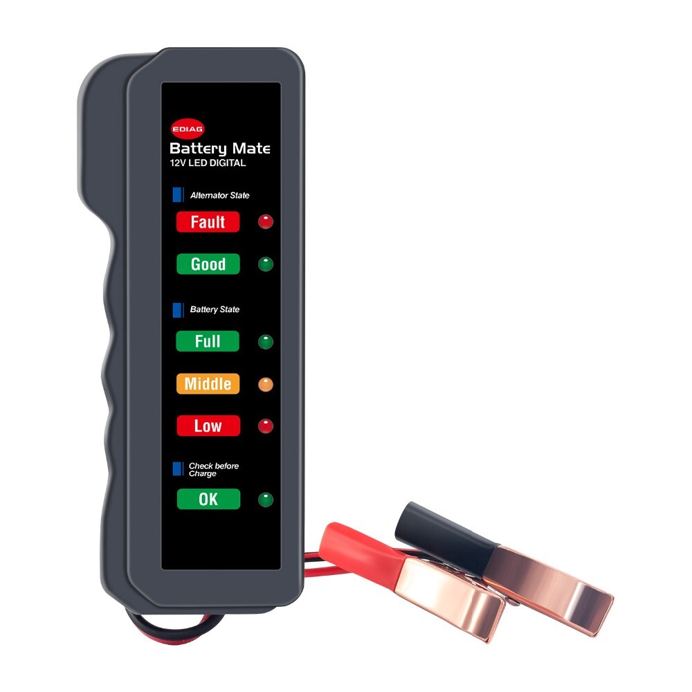 Battery Load Tester Car 12V Digital Analyzer Led Digital Diagnostic Test Tool