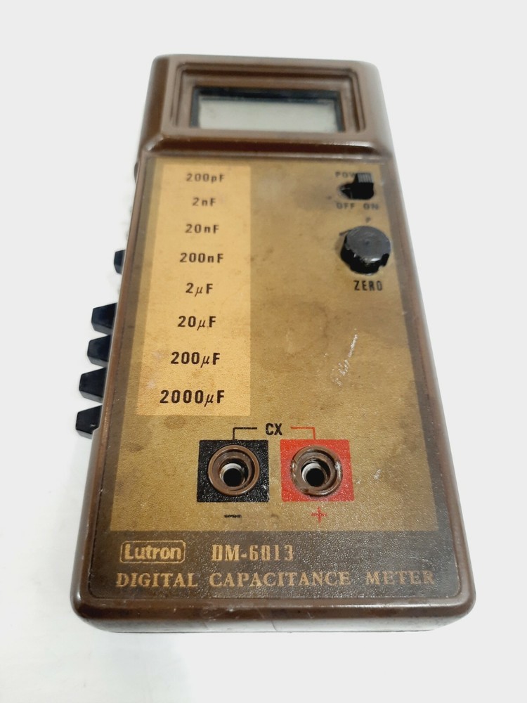 LUTRON DM-6013 Digital Capacitance Meter - ■JF■ UNTESTED■JF■