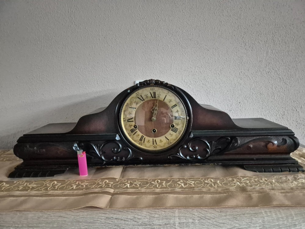 BIG German Westminster chime mantel clock ( 0735 )