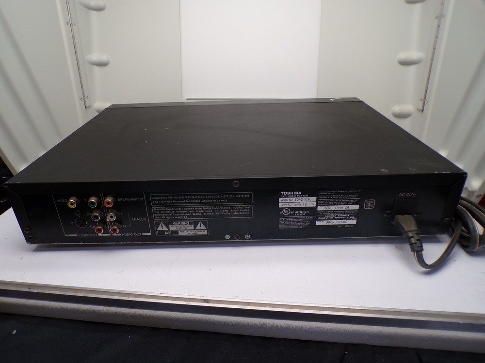 Toshiba SD-2109 DVD Player