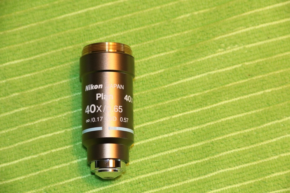 Nikon Plan 40X/0.65 ∞/0.17 WD  0.57 Microscope Objective M25