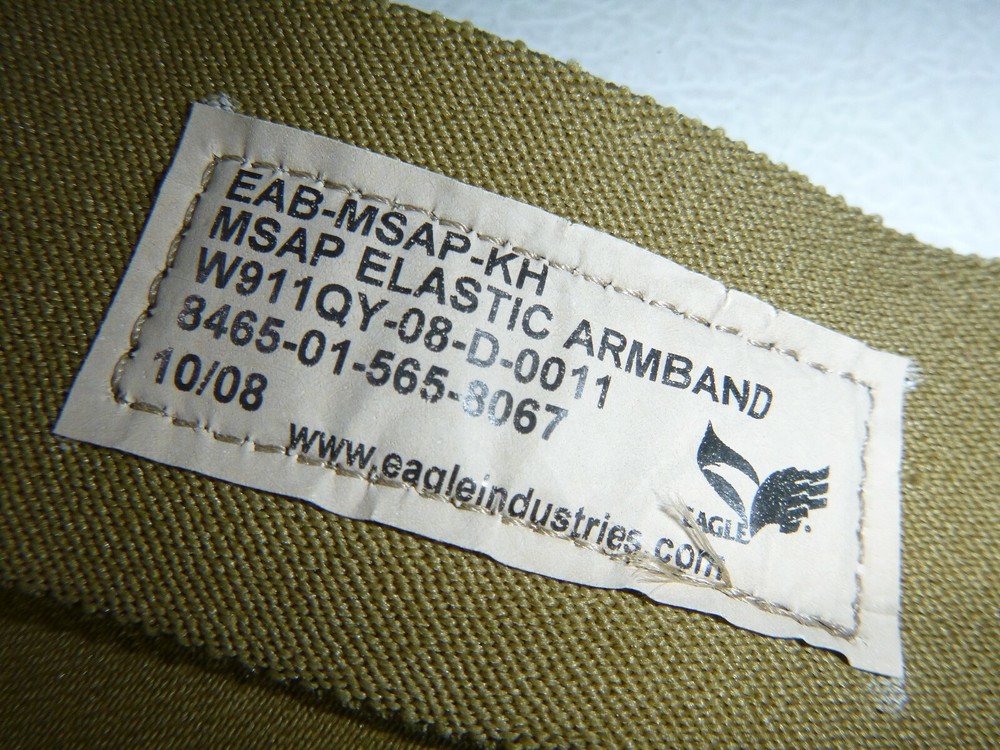 NEW Eagle Industries Khaki MSAP Elastic Armband