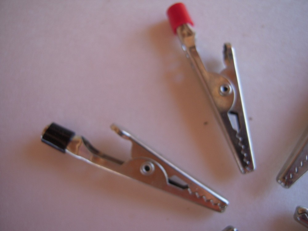 Miniature Alligator Clips --- (2) Sizes To Choose From