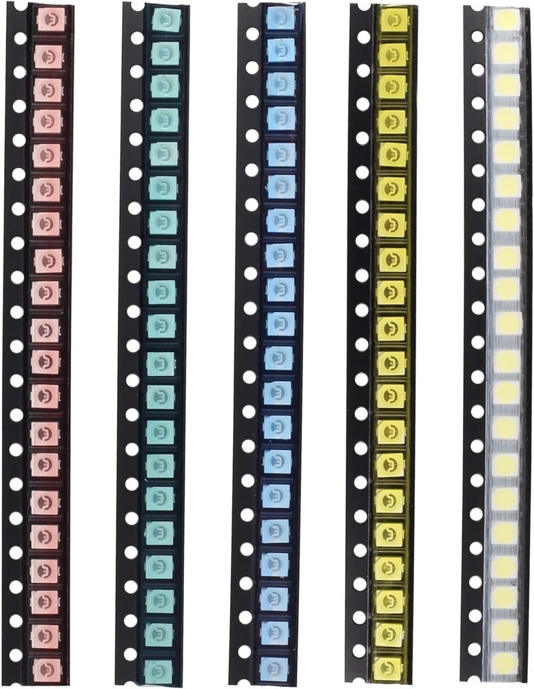 200pcs SMD LED Diodes Kit 3528/1210 Lights Assorted Multi-colored