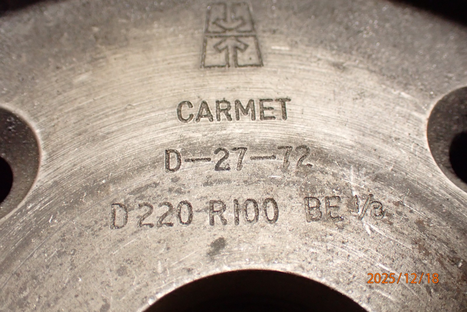 2, OLDER 6" TOOL GRINDER DIAMOND WHEELS