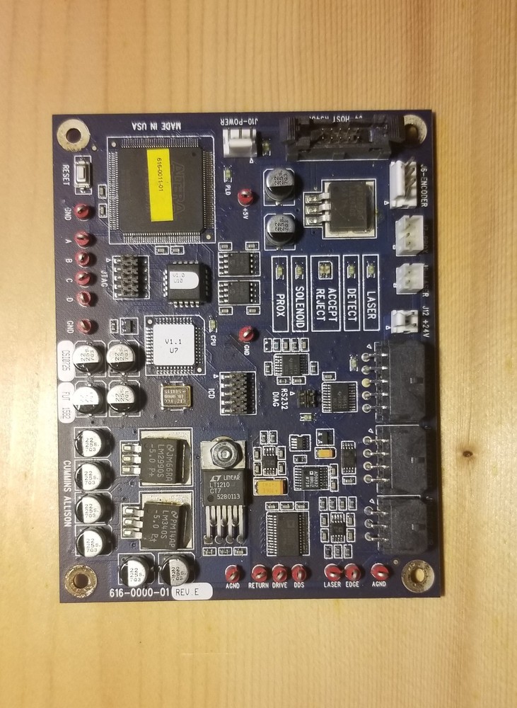 Cummins - Allison assorted PCB lot From a Cash sorting machine.