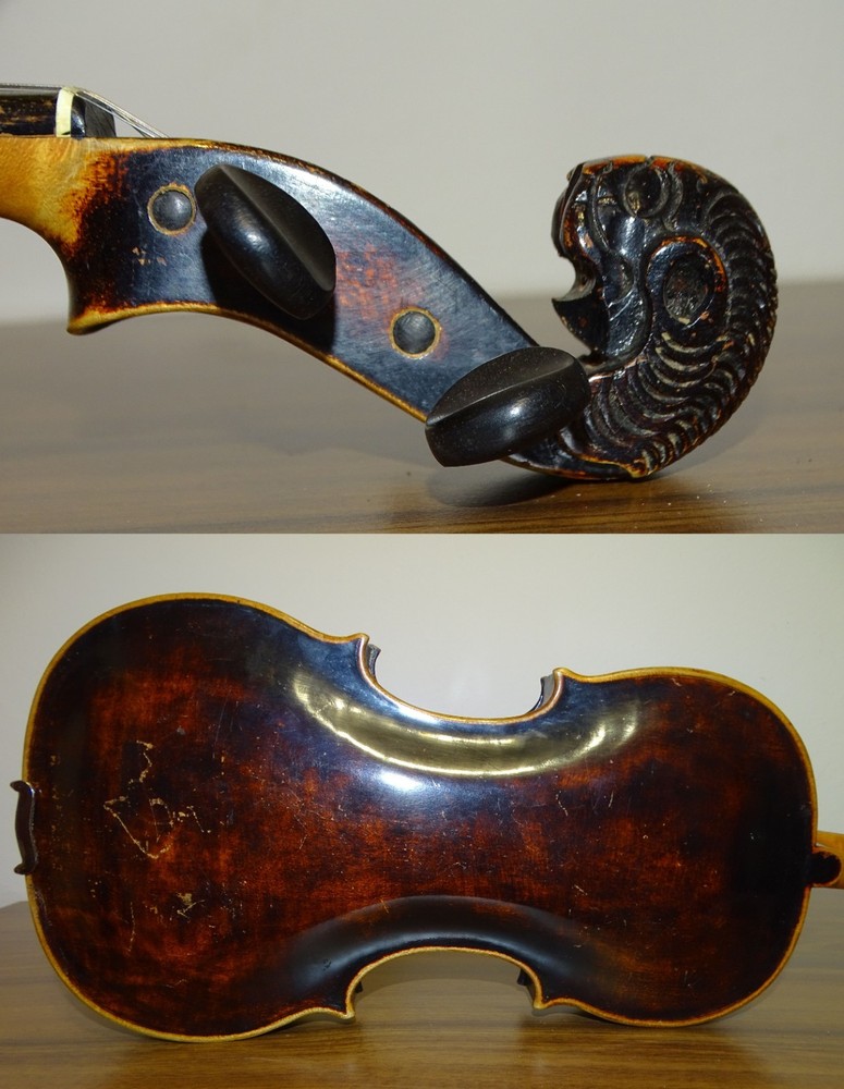 VIOLIN WITH LION HEAD - model STAINER (Nr. 097)