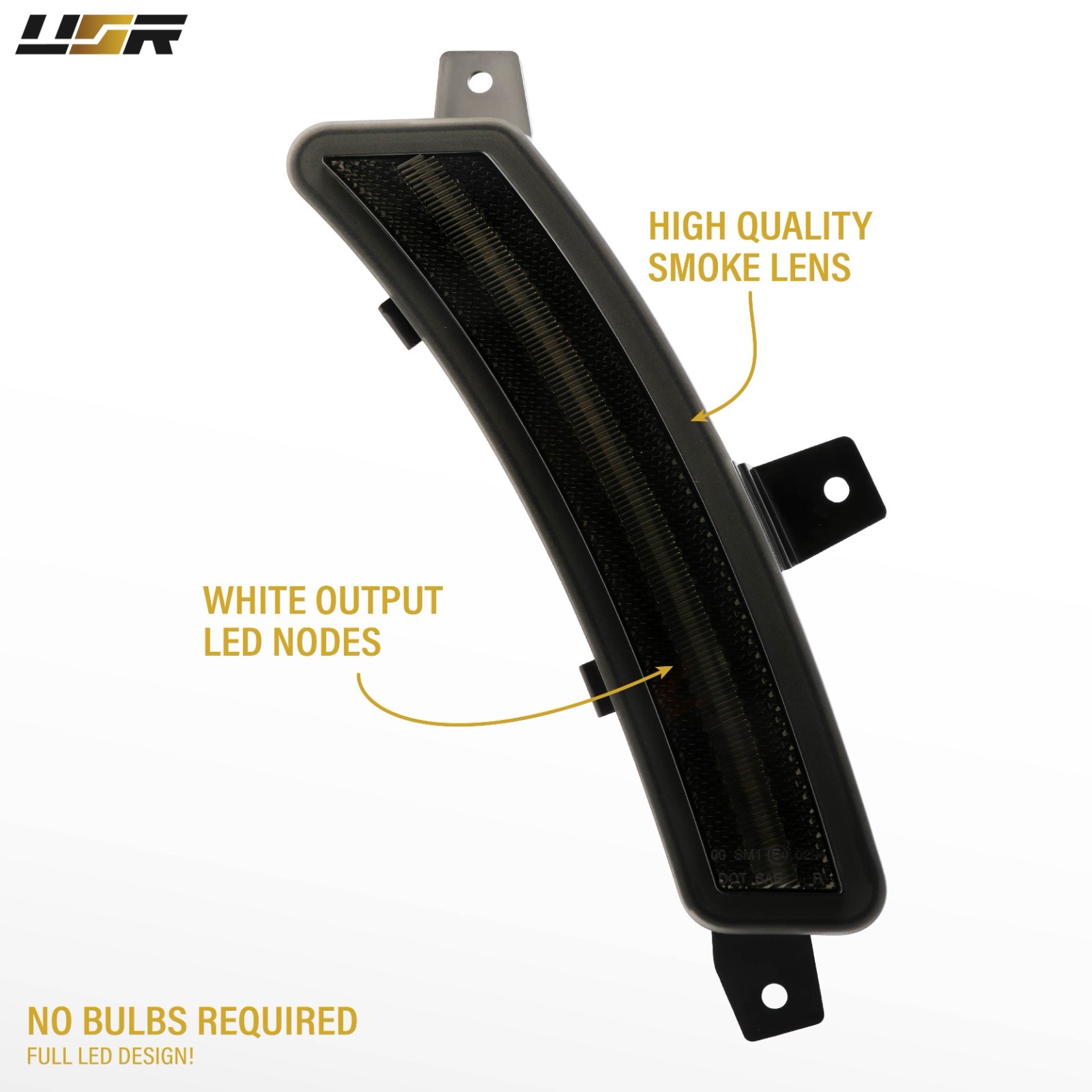 SMOKE Side Marker Light White LED Pair For 2025-2026 Suburban / Yukon / Escalade