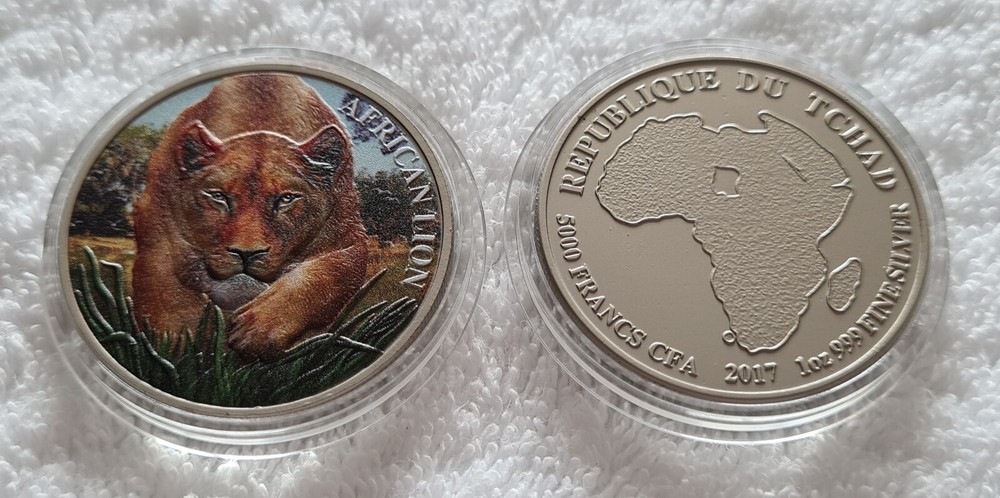 African Lion Rep Du Tchad /1-0240