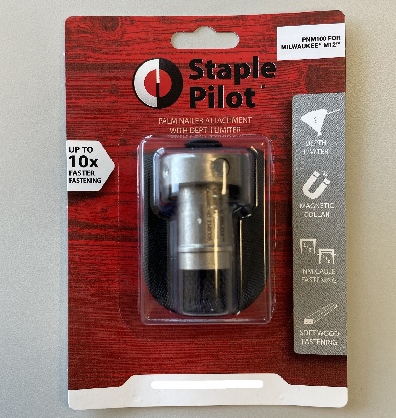 Staple Pilot - PNM100 for Milwaukee M12 Palm Nailer - Free Shipping