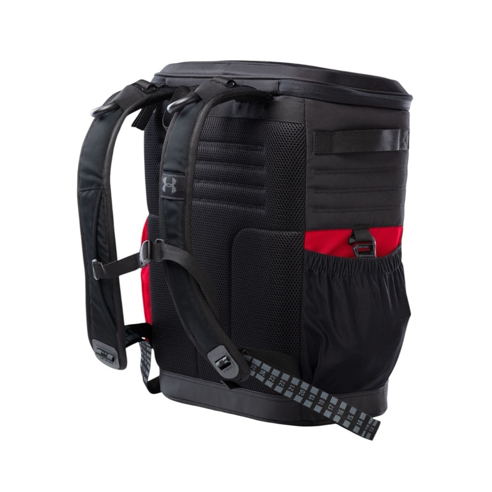 Under Armour Sideline 25-Can Soft Black Red Cooler