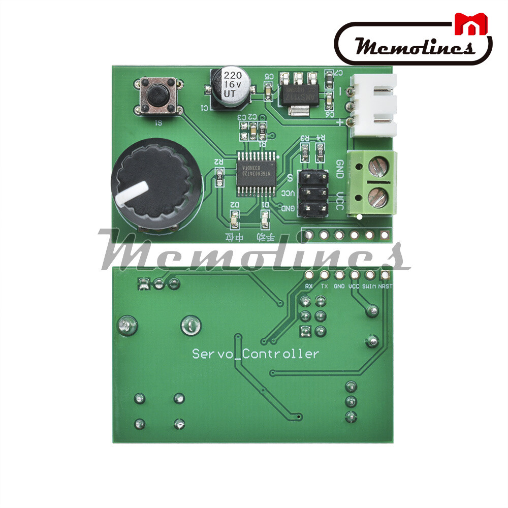 Dual Servo Motor Drive Module Controller Debugger for SG90/MG995/MG996 Robot
