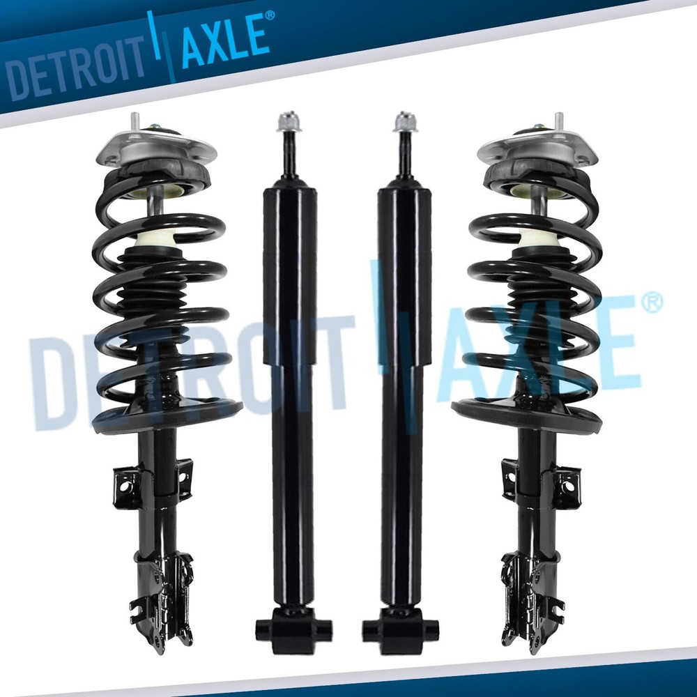 Front Struts w/ Coil Spring Assembly Rear Shocks Kit for 2003 - 2014 Volvo XC90