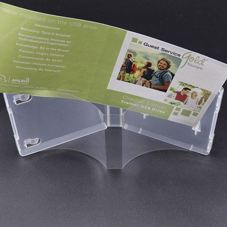 2pcs Clear Pendrive Protector Case USB Box Flash Drive Storage USB-Stick Holder