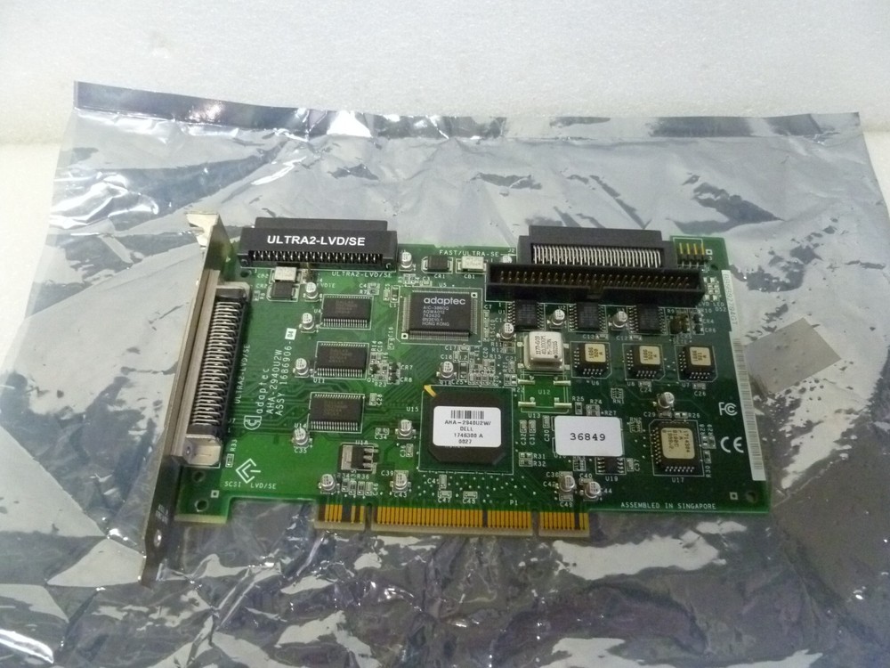 ADAPTEC AHA-2940U2W/DELL SCSI RAID CONTROLLER CARD