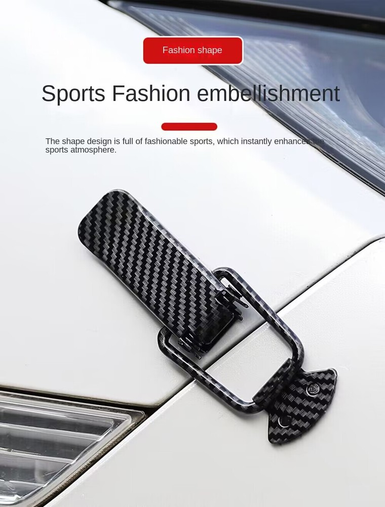 2Pcs Car Bumper Fixed Lock Quick Release Buckle Hook Fasteners Security Clips