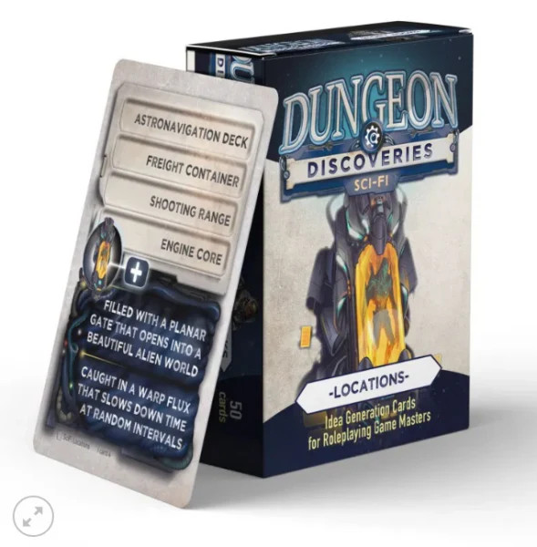Lore Smyth's Dungeon Discoveries Sci-Fi Locations Deck LORE DDSL