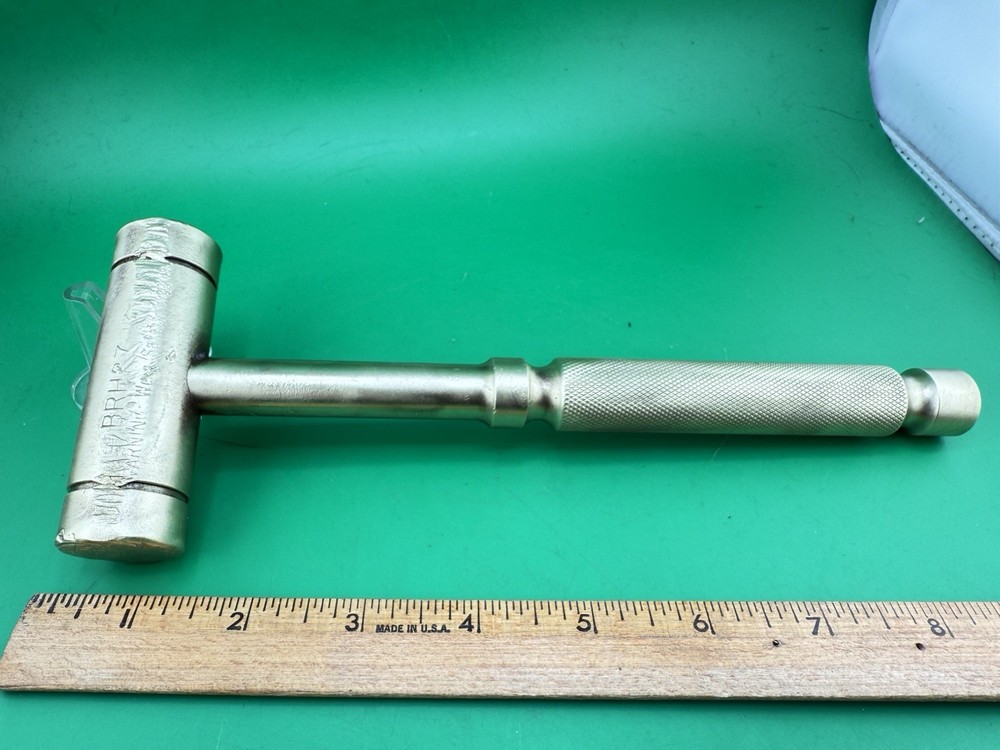 MAC Tools BRH27 U2 VINTAGE Solid Brass Hammer Made In The USA