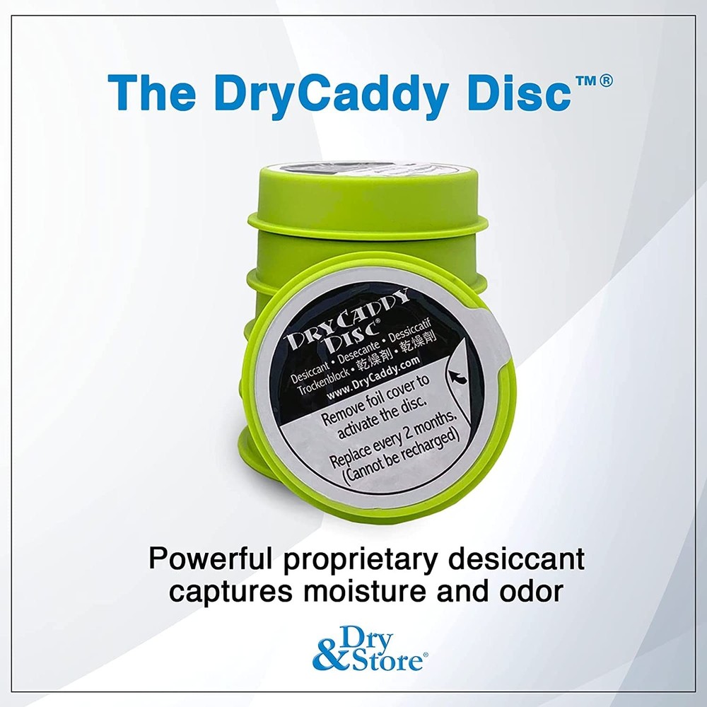 DryCaddy Disc - 6 Pack | Replacement Desiccant Refill Disc for DryCaddy from the