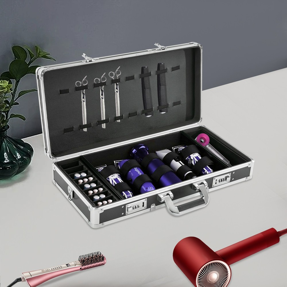 Portable Barber Carrying Case Styling Tools Accessories Storage Case Travel Box