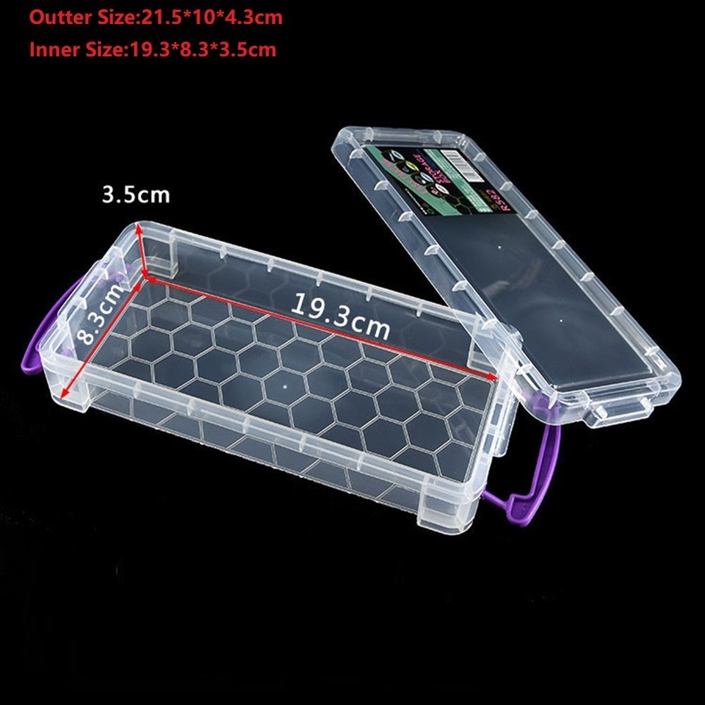 1* Storage Box Portable 21.5*10*4.3cm New Practical Toolbox Container Waterproof