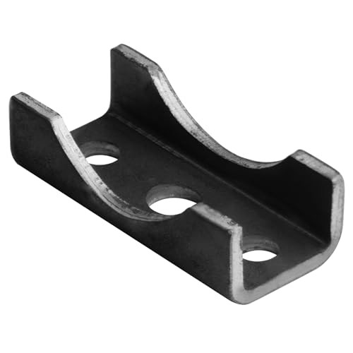 4 Pack Leaf Spring Perch Seat for OD 3" Round Axle,7/32" Thick,U Spring