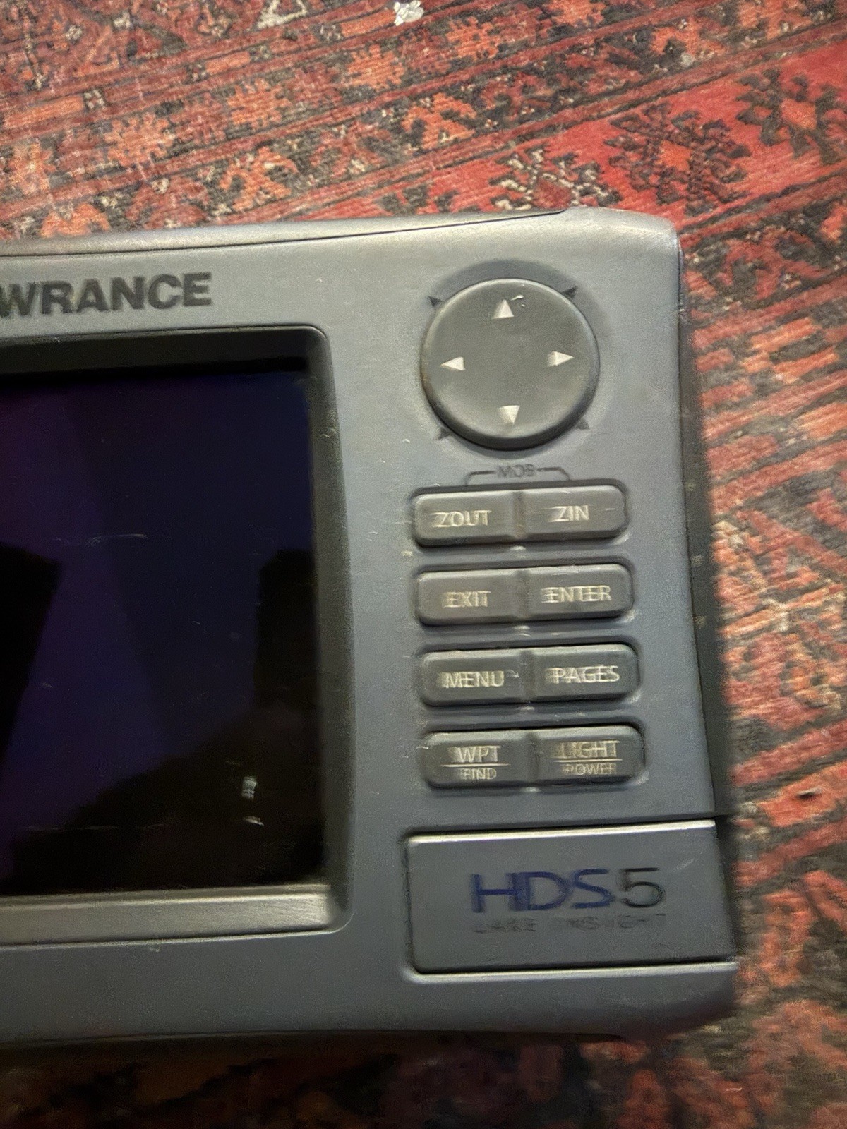 Lowrance HDS-5 Fishfinder (Head only) With Wear Tested Good
