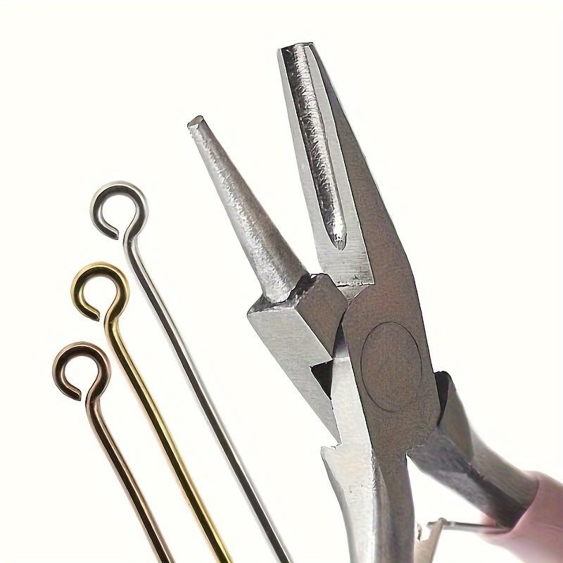 5" Round Concave Pliers – Precision Wire Loop Tool for Jewelry Making & Diy Use