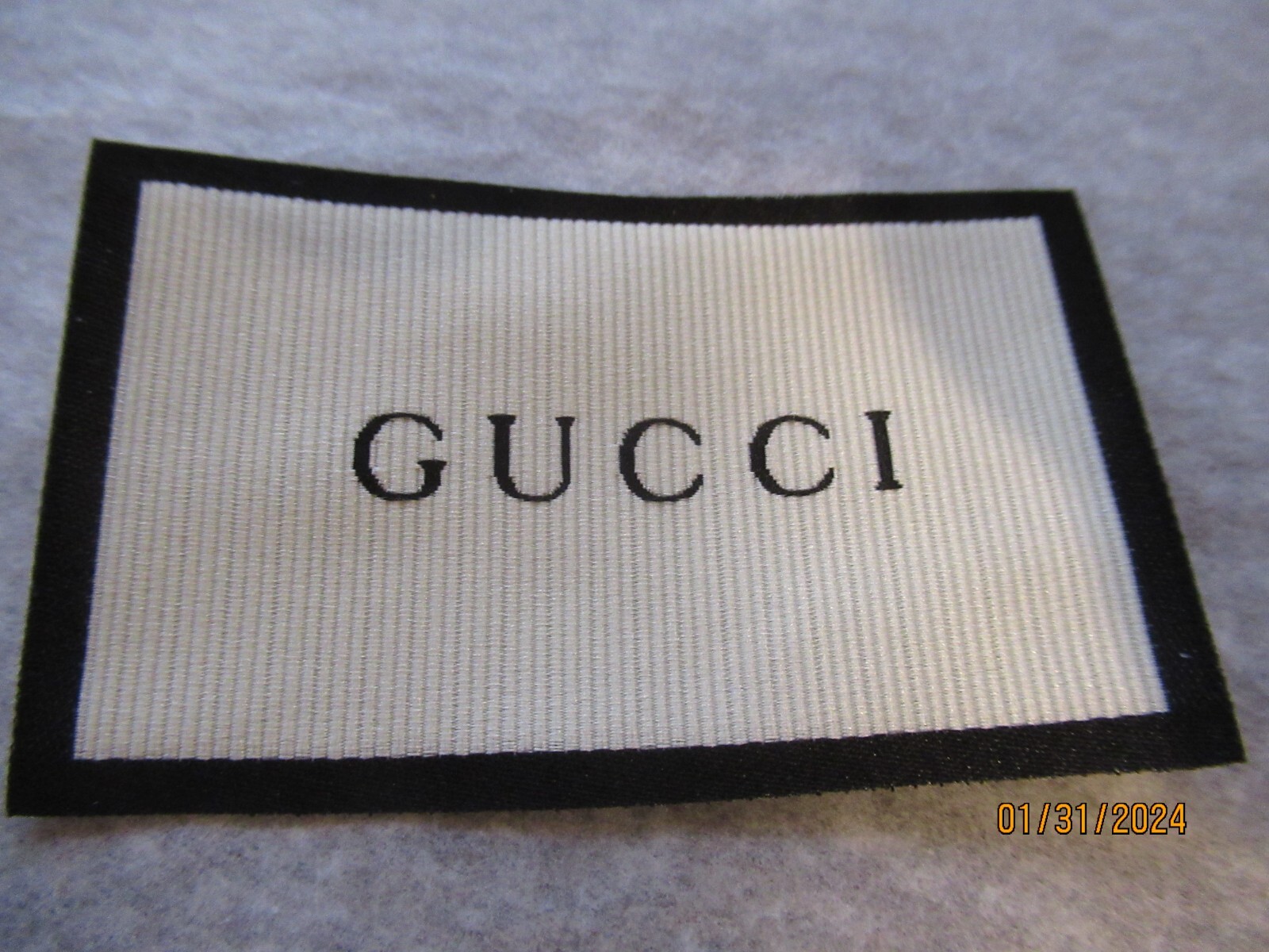 GUCCI  1 Clothing Designer Tag LABEL Replacement Sewing Accessories