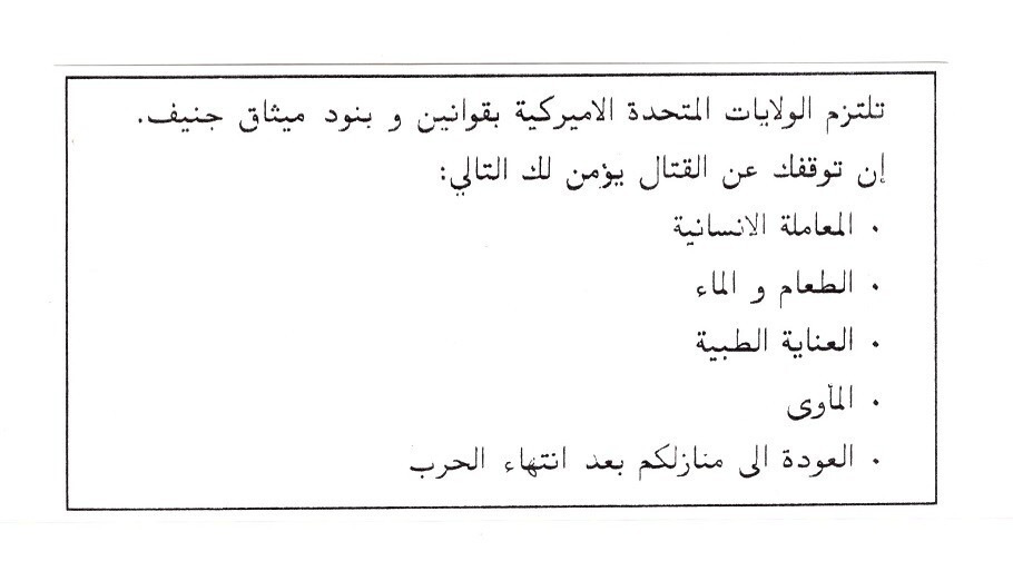 Desert Shield/Storm Propaganda Leaflet #C53.