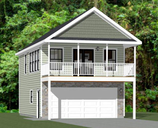 20x32 House -- PDF Floor Plan -- 785 sq ft -- Model 6N