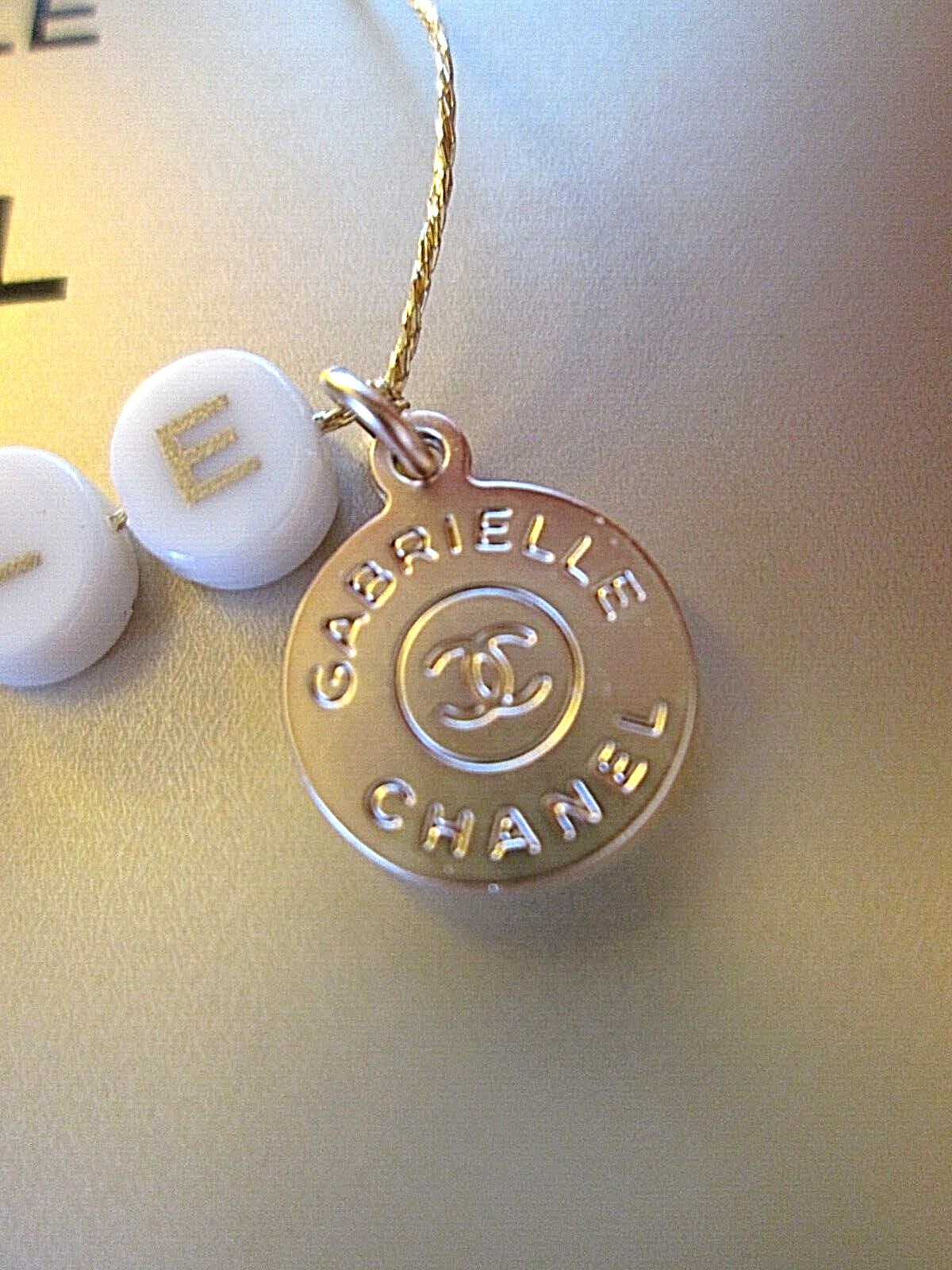 Chanel Gabrielle Adjustable Bracelet with CC Charm & Eau de Parfum Spray RARE
