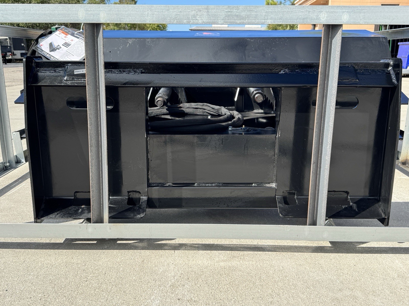 Wolverine Skid Steer Angle Broom Sweeper Heavy Duty Attachment w/Poly Brush