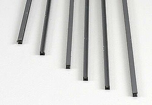 Plastruct H Column ABS 3/32 (6) - Model Scratch Building Plastic
