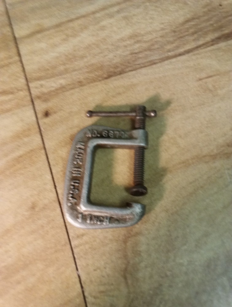 Vintage 1" Adjustable C-clamp No.6670