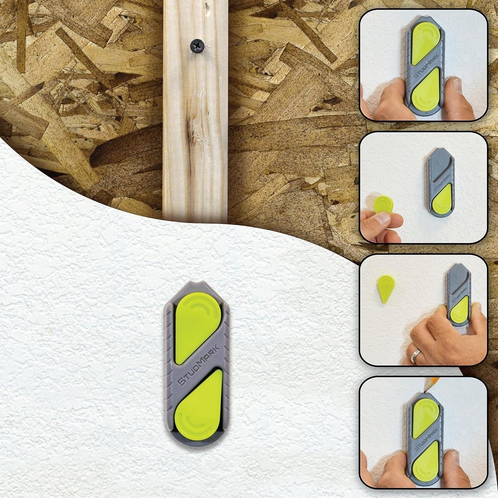 Calculated Industries 7310 StudMark Magnetic Stud Finder with 2 Removable Magnet