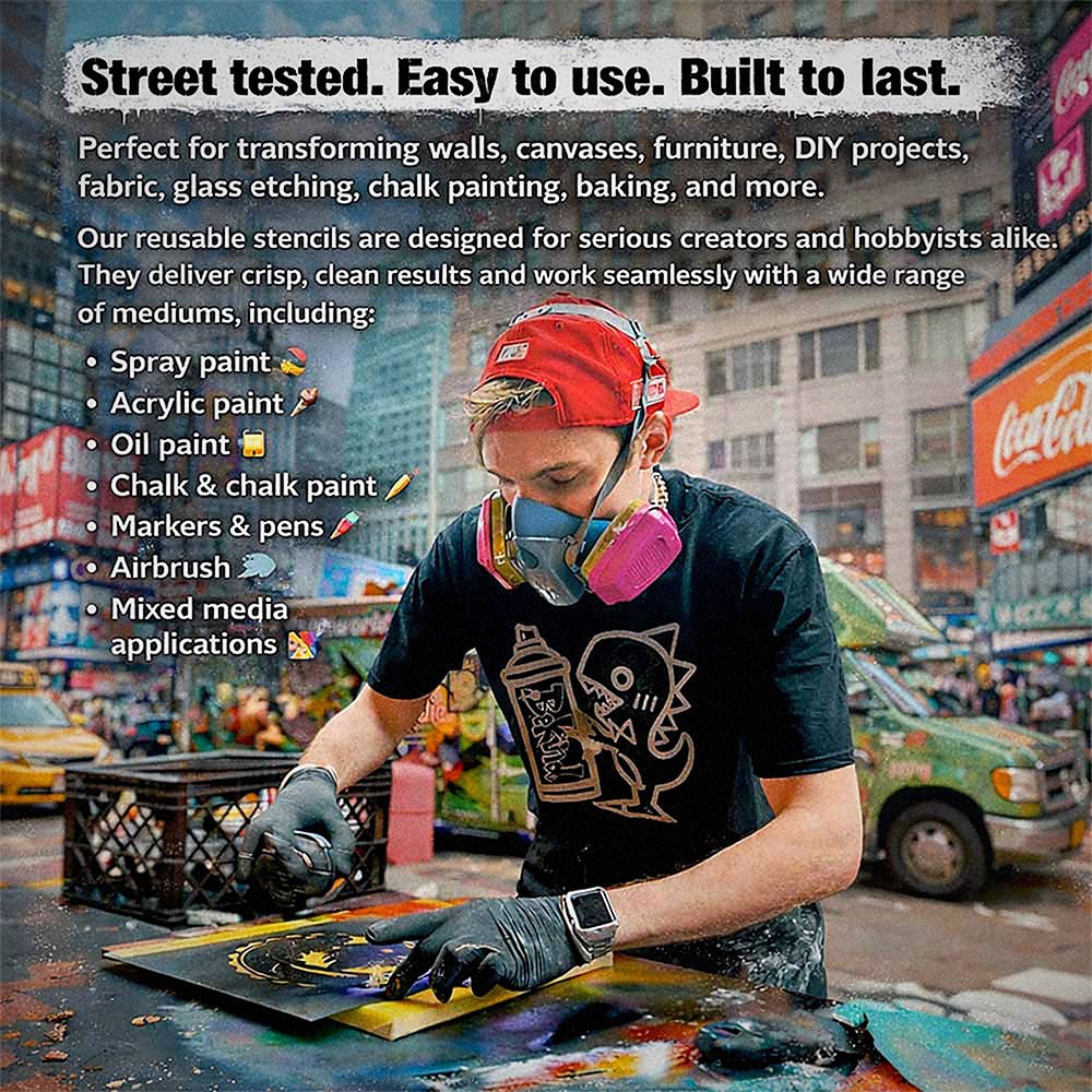 Angel Wings Stencil - Reusable Washable Scrapbook Template WS-1 - WrldStencils