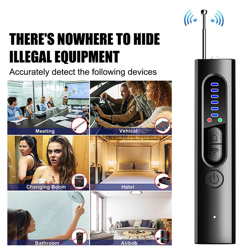Portabl Hidden Camera Detector, Camera Detector, Anti Spy, GPS Tracker Detector.