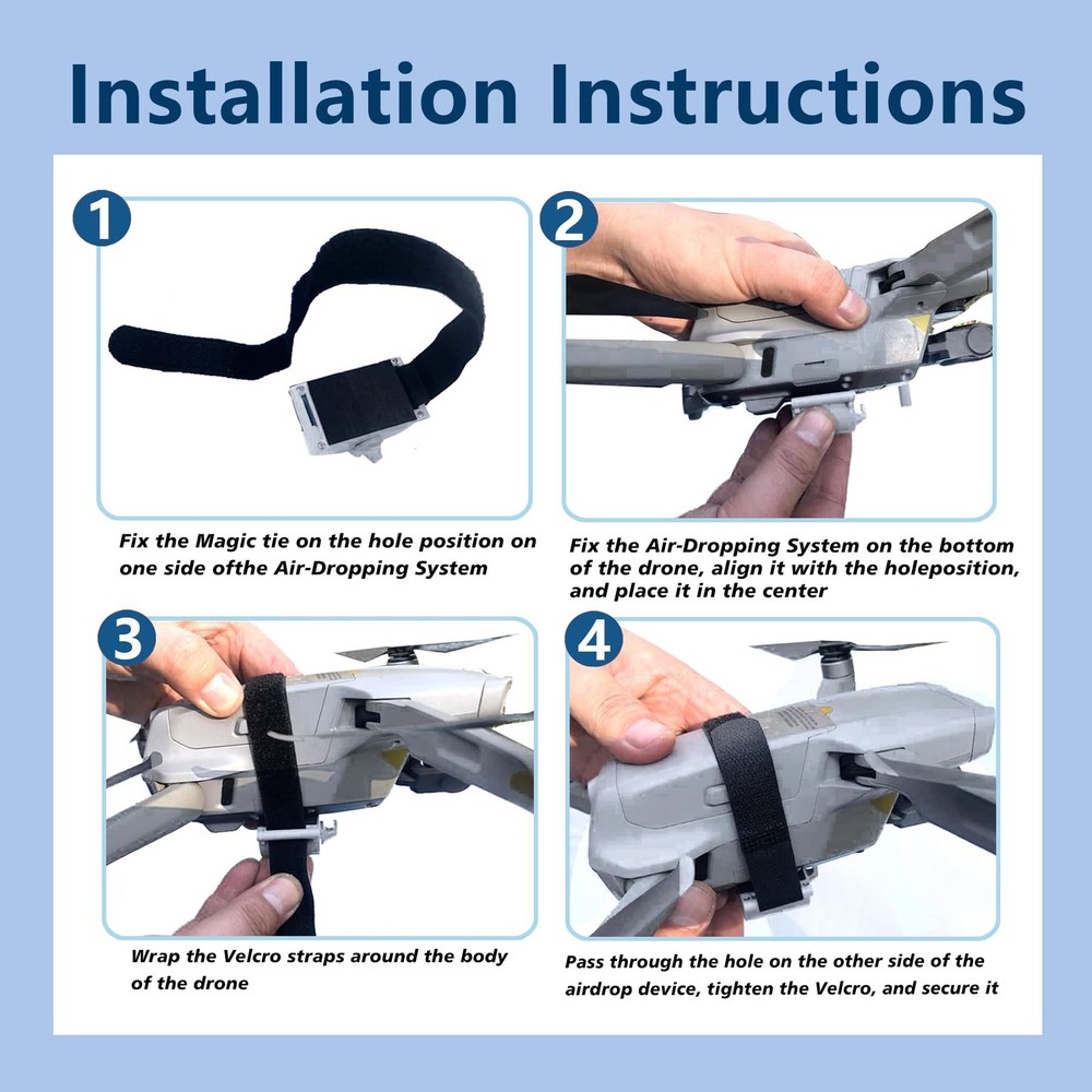 HENWAFX Drone Payload Release, Delivery Airdrop Mini5 Pro