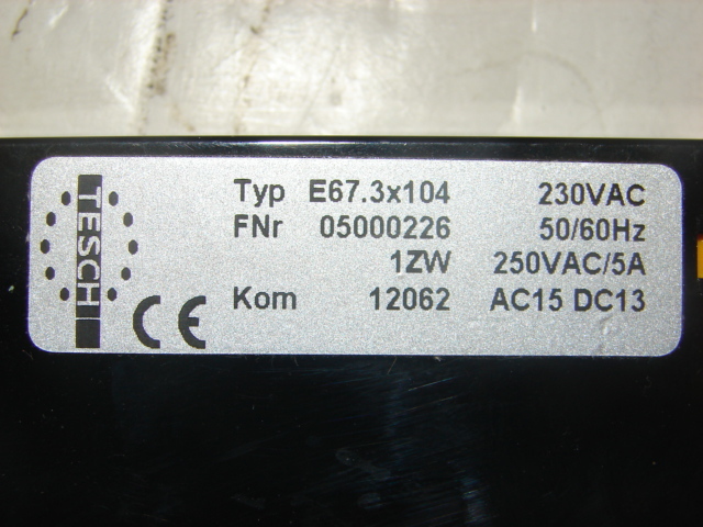 TESCH E67.3x104 TIME DELAY RELAY ***NNB***