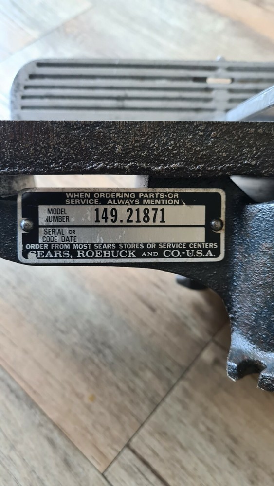 VINTAGE SEARS, ROEBUCK. MODEL NUMBER-149.21871