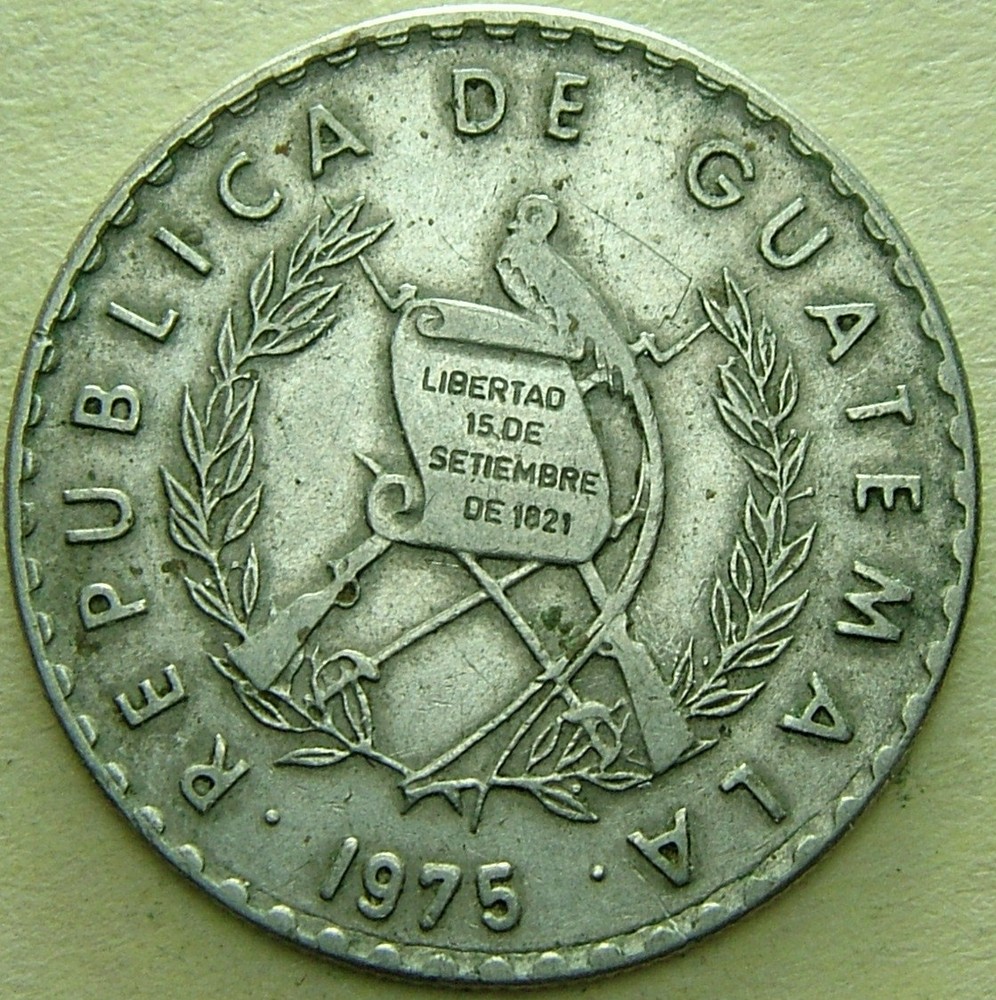 1975   Guatemala  10 centavos
