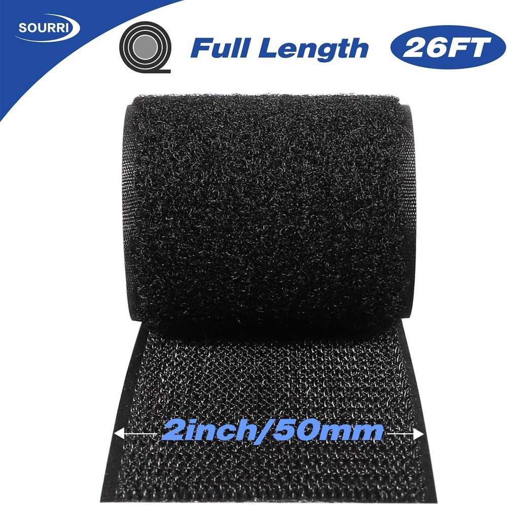 Self Adhesive Nylon Fastener Strips - 26ft