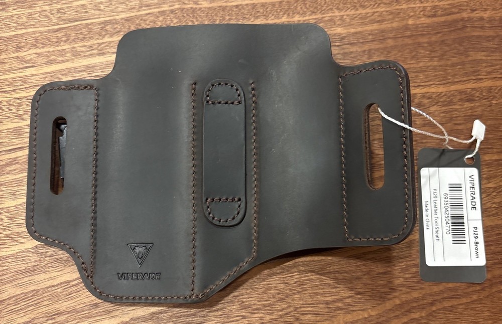 Viperade PJ29 Multitool Sheath with Belt Loop Leather Pouch Brand New