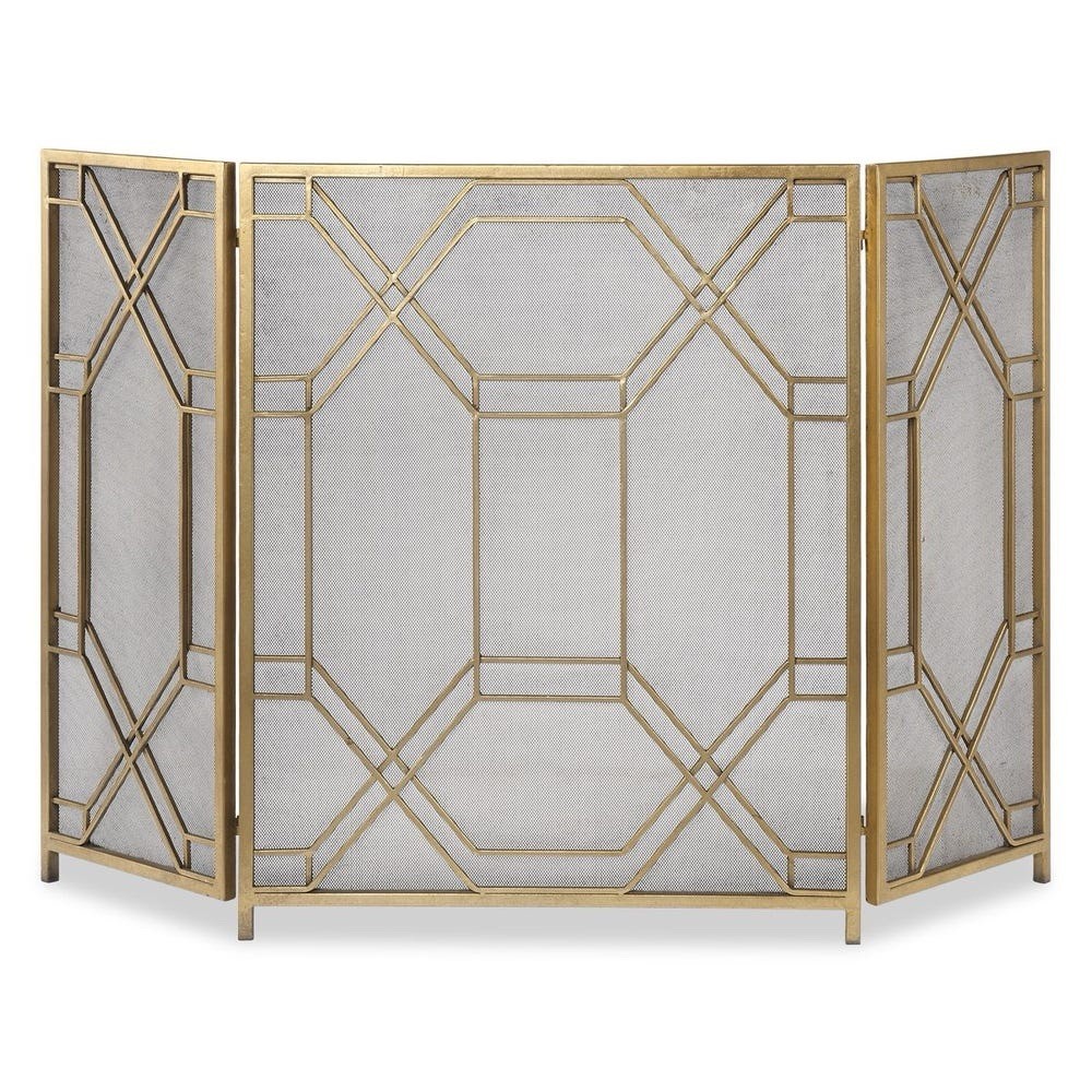 Uttermost Rosen Gold Fireplace Screen - 18707