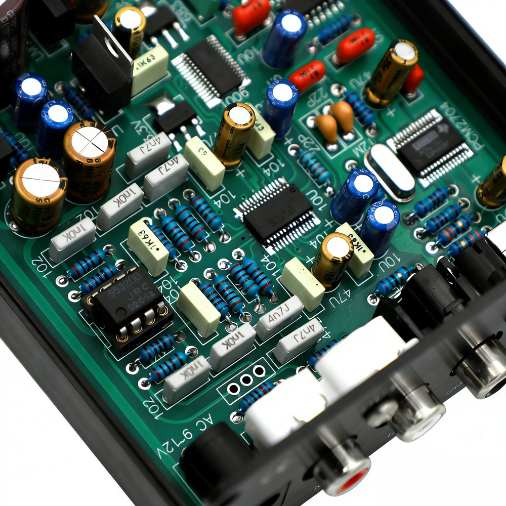 HiFi Wolfson WM8740+DIR9001+PCM2704 USB DAC Coax/USB Audio Decoder D/A Converter