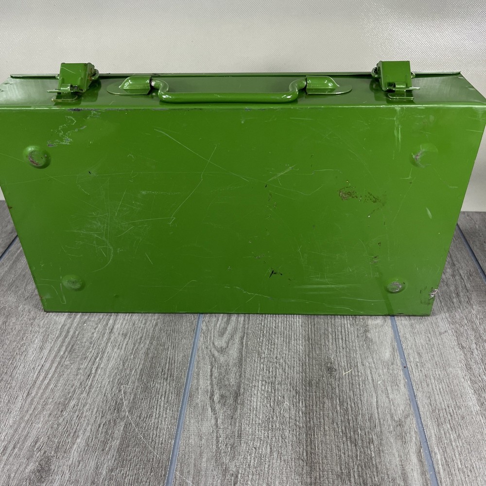 Mitsubishi Vintage Tool Box Case Storage Rare With Tools