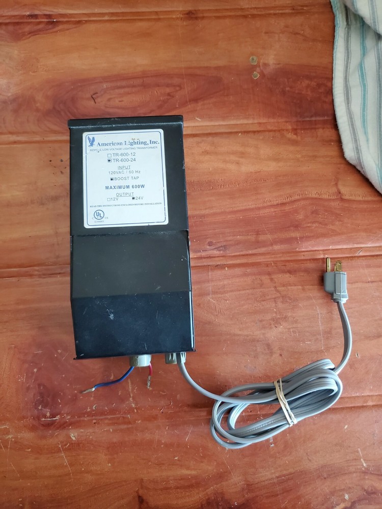 American Lighting TR-600-24 24 Volt Transformer