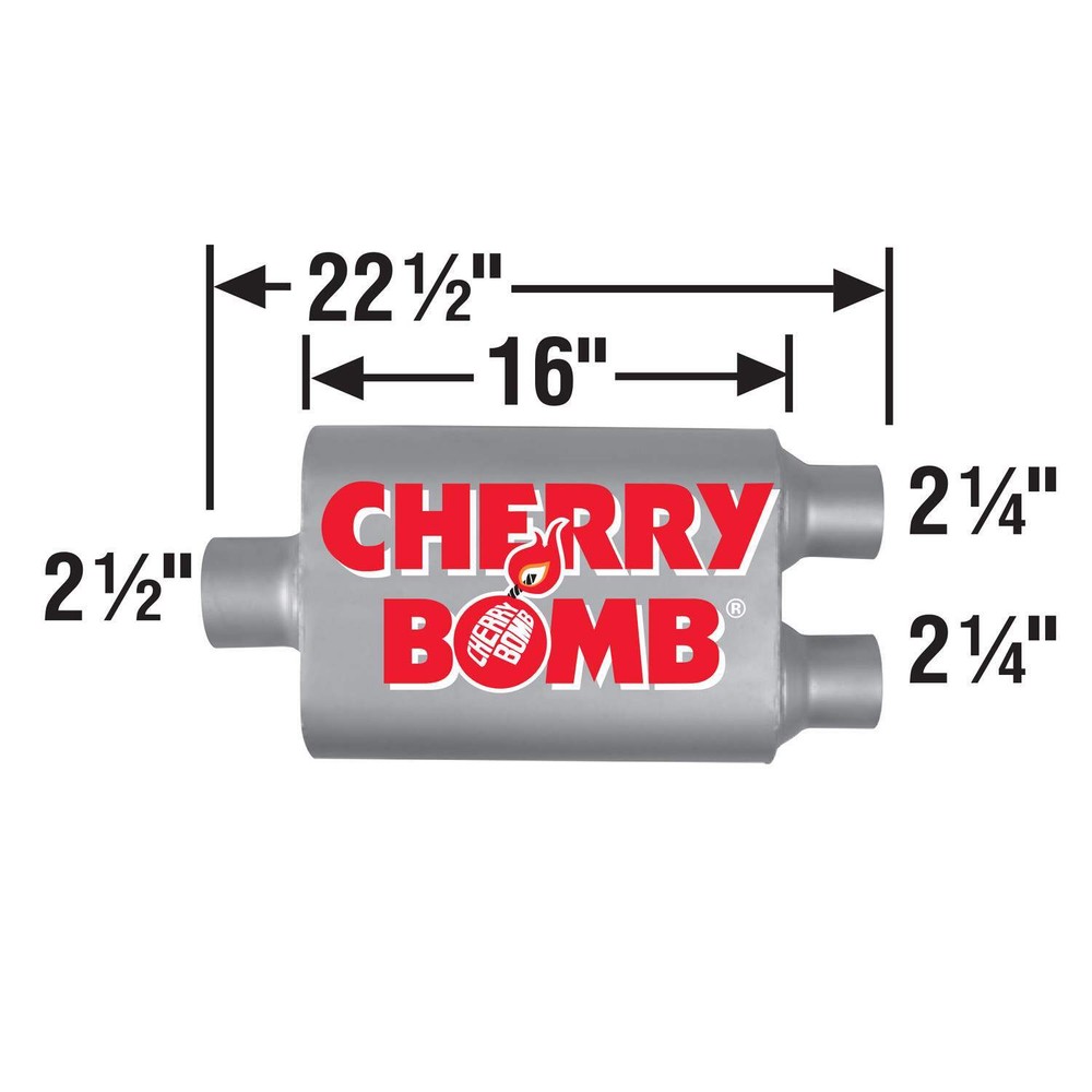 Exhaust Muffler AP Exhaust 88107CB