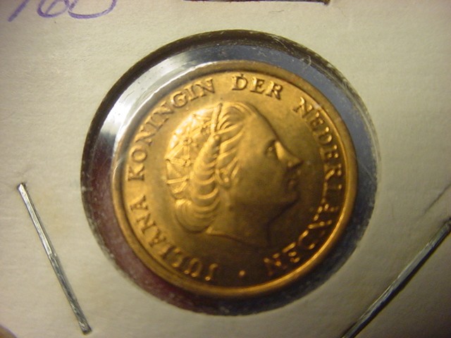 Netherlands 1 Cent 1960 BU #94120